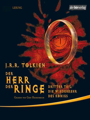 cover image of Der Herr der Ringe. Dritter Teil